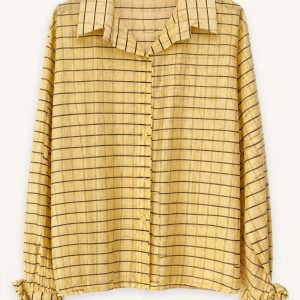 CHEMISE A CARREAUX JAUNE