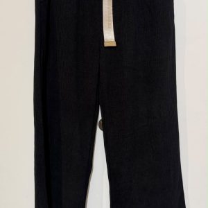 PANTALON COTELE VELOURS NOIR